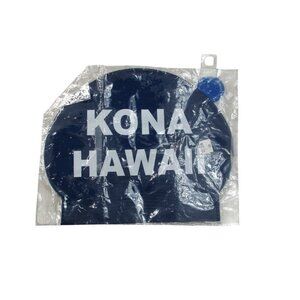 Kona‎ Hawaii Silicone 3D Ear Protection Unisex Swiming Cap Waterproof - Blue